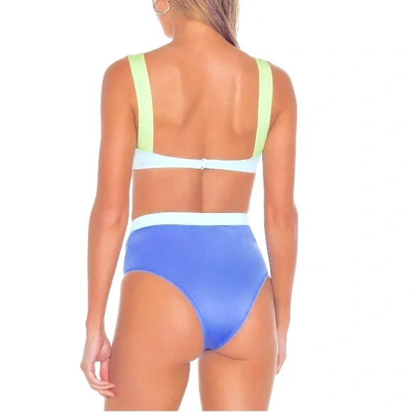 Solid & Striped Lilo Colorblocked Bikini Bottoms ONLY Small - Picture 4 of 8